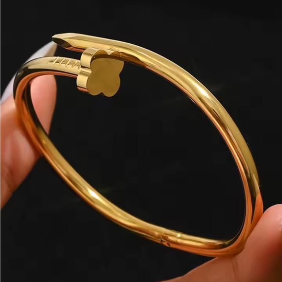 Anthropologie Jewelry - Luxury brands 
High quality Gold Bracelet
Stainless steel 
What’re proof